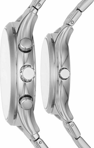 His and Her Fenmore Multifunction Stainless Steel Watch Gift Set in Saudi Arabia