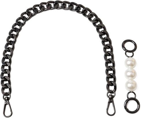 BEAULEGAN Chunky Purse Chain Handles - Short Strap Replacement for Handbag Set of 2, 17.7 & 5 Inches Long in Saudi Arabia
