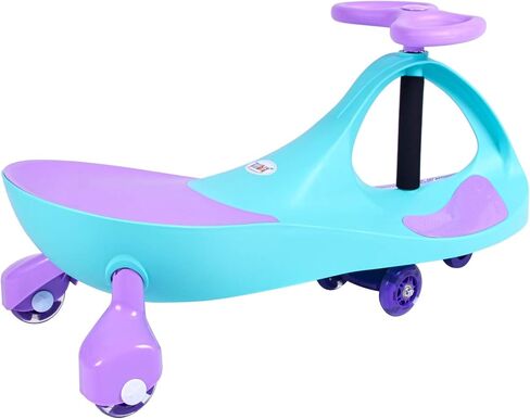 Premium LED-Wheel Swing Car Ride on Toy - Silver, Great for Both Indoor and Outdoor Play, Perfect for 3, 4, 5 Years Old Boys and Girls Riding Fun in Saudi Arabia