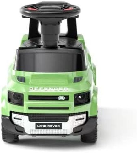 Official Licensed Land Rover Defender 90 Ride On Push Car with Music and Horn Steering Wheel Kids Push Car Toy (Green) in Saudi Arabia