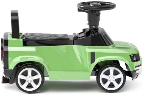Official Licensed Land Rover Defender 90 Ride On Push Car with Music and Horn Steering Wheel Kids Push Car Toy (Green) in Saudi Arabia