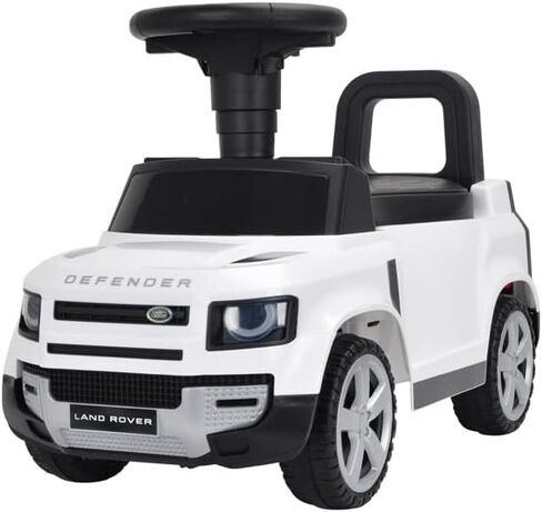 Official Licensed Land Rover Defender 90 Ride On Push Car with Music and Horn Steering Wheel Kids Push Car Toy (Green) in Saudi Arabia