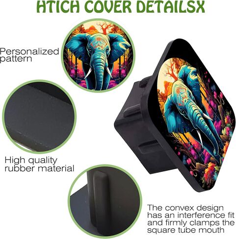 Butterfly Logo Faith Hope Love Tow Hitch Cove Trailer Hitch Cover Universal 2" Square Hitch Cover Plug Cap,Heavy Duty Trailer Hitch Tube Rubber Covers for Trucks SUV Cars in Saudi Arabia