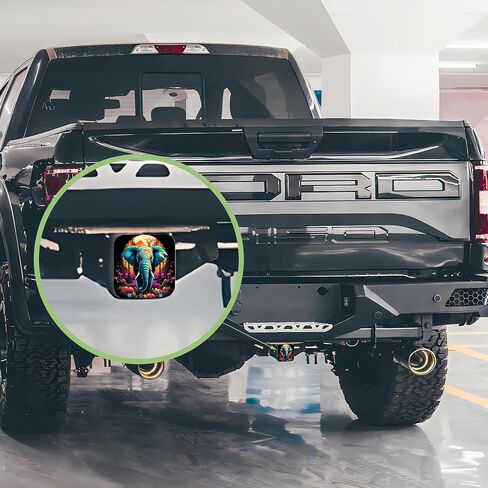 Butterfly Logo Faith Hope Love Tow Hitch Cove Trailer Hitch Cover Universal 2" Square Hitch Cover Plug Cap,Heavy Duty Trailer Hitch Tube Rubber Covers for Trucks SUV Cars in Saudi Arabia