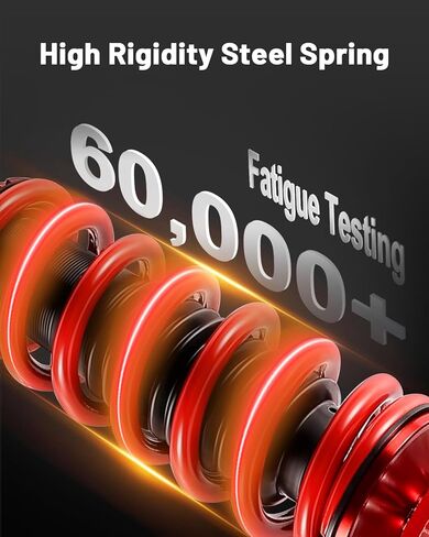 كويلوفيرس إينيرجي متوافقة مع فورد موستانج 2005-2014، طقم تعليق كويلوفيرس، طقم خفض الارتفاع قابل للتعديل، صدمات كويلوفر مزدوجة الأنبوب لركوب مريح، أحمر in Kuwait