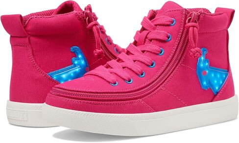 BILLY Footwear Unisex-Child Kid's Pink/Blue Light Ups Billy Classic D|r High Sneaker in Kuwait