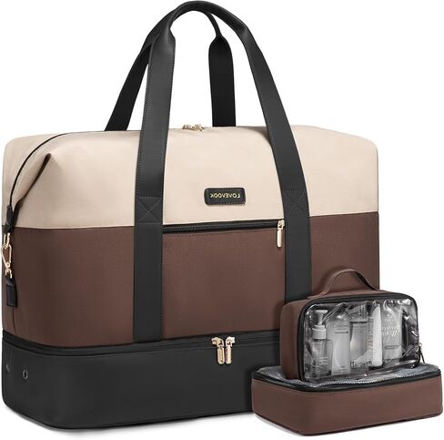 LOVEVOOK Travel Bag, Weekender Bags for Women, Carry on Overnight Bag with Toiletry Bag, Duffle Bag for Travel with Shoe Compartment, Gym Bag for Women, Hospital Bags for Labor and Delivery in Saudi Arabia