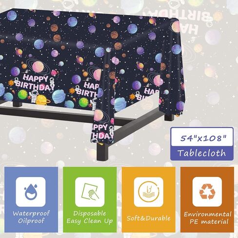 مجموعة أدوات مائدة لحفلات أعياد الميلاد مكونة من 41 قطعة، تحتوي على مفرش طاولة واحد و20 طبقًا و20 منديلًا لتزيين طاولات حفلات أعياد الميلاد للأولاد والبنات والأطفال in Kuwait