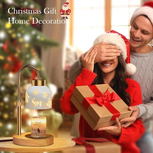 Loowoko Candle Warmer Lamp, Housewarming Gifts for New Home Room Decor, Timable & Dimmable Scented Wax Melter with 2 Bulbs, Gift for Female in Kuwait