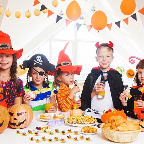 50 Pcs Halloween Fake Candy Corn Halloween Table Decorations Resin Candy Corn Vase Fillers Artificial Halloween Ornaments for DIY Craft Making Gifts Supplies, 6 Styles in Saudi Arabia