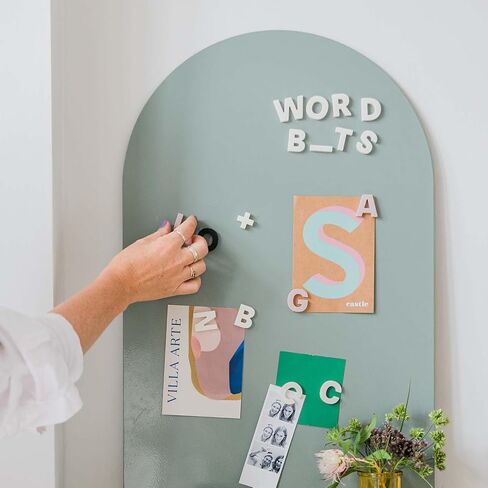 60pcs Alphabet Magnets - Strong Neodymium Magnetic Alphabet Letters for Fridge - Award Winning Typeface, Eco-Friendly, Matt Finish for Homes & Offices (nBlack) in Saudi Arabia