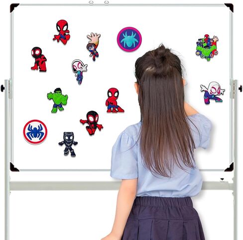 مغناطيس الثلاجة للأطفال، سبايدي وأصدقائه المذهلين مغناطيس الثلاجة للأطفال الصغار 1-3 مغناطيس الأطفال هدية تعليمية للثلاجة، مغناطيس مغناطيسي كامل الظهر للأطفال الصغار in Kuwait