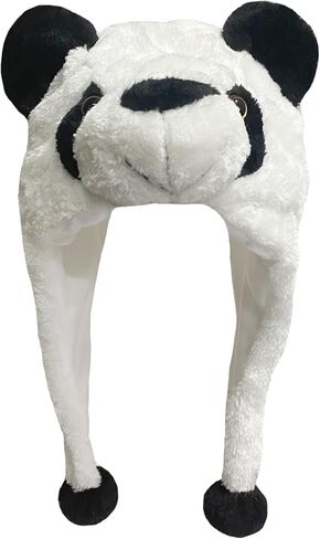 Plush Animal Hat for Halloween Christmas, Cozy Funny Hats Novelty Party Cap for Kids Girls Boys - One Size in Saudi Arabia