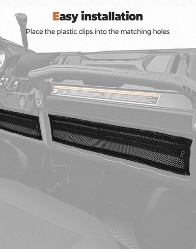 KEMIMOTO UTV Dash Storage Net 2pcs, Compatible with Can-Am Defender & Defender MAX 2017 2018 2019 2020 2021 2022 2023 in Saudi Arabia