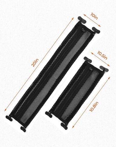 KEMIMOTO UTV Dash Storage Net 2pcs, Compatible with Can-Am Defender & Defender MAX 2017 2018 2019 2020 2021 2022 2023 in Saudi Arabia