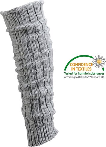 ليو ديزاين تدفئة الساق للنساء من صوف الألبكة الطبيعي، مزيج من صوف الحملان وصوف الألبكة لتدفئة الساق، تدفئة الكاحل - مقاس واحد- in Kuwait