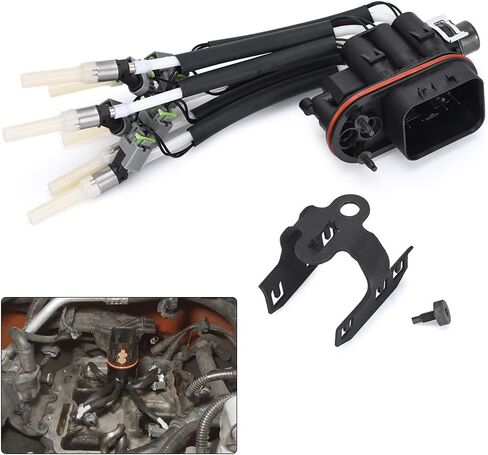 حاقن الوقود العنكبوت PTNHZ FJ503 مع دعامة الاحتفاظ SCPI إلى MPFI FJ10565 217-3028 833-22102-6 12568332 متوافق مع 96-05 تشيفي شيفروليه جي إم سي GM V6 4.3L غاز in Kuwait