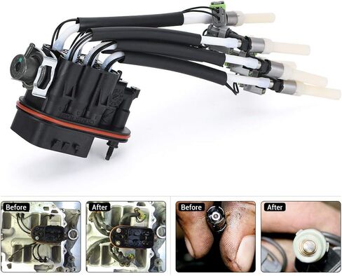 حاقن الوقود العنكبوت PTNHZ FJ503 مع دعامة الاحتفاظ SCPI إلى MPFI FJ10565 217-3028 833-22102-6 12568332 متوافق مع 96-05 تشيفي شيفروليه جي إم سي GM V6 4.3L غاز in Kuwait