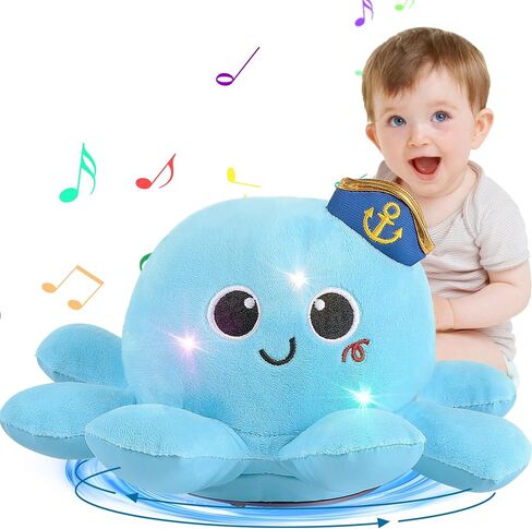 Baby Octopus Crawling Toy - Octopus Toy with Light, Music, Voice Control, and Clap Hands Awake for 2+ Year Old Boys and Girls Crawling & Rotating Octopus Baby Toy in Saudi Arabia