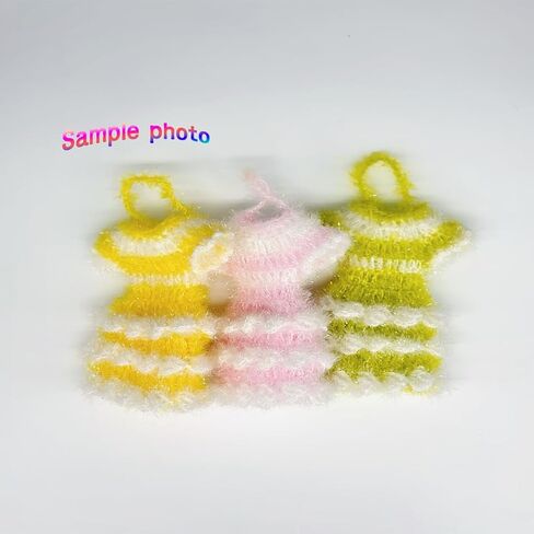 خيوط كروشيه قوس قزح 10 شلات ألوان متنوعة 100% بوليستر (حزمة خيوط الغسيل)، RainbowYarn10 in Saudi Arabia