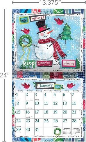 LANG Happy Life 2025 Wall Calendar (25991001982) in Saudi Arabia
