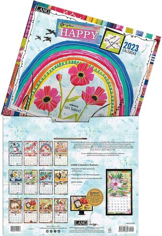 LANG Happy Life 2025 Wall Calendar (25991001982) in Saudi Arabia
