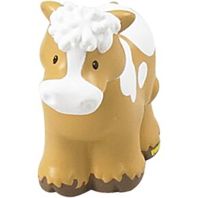 Replacement Brown and White Spotted Cow Figure for Fisher-Price Little People Around The Farm Mega Set - CBG45