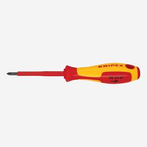 Knipex - Phillips Screwdriver, 3 1/4"-1000V Insulated, P1 (982401)