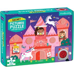 Mudpuppy Superhero Secret Picture Puzzle, Multicolor