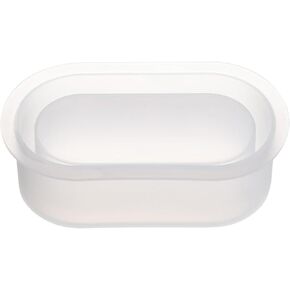 PATIKIL Silicone Planter Mold, Small Oval Planter Pot Mold DIY Succulent Plant Mold for Home Garden Decor