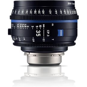 ZEISS Compact Prime CP.3 Large Format, Manual Focus, Full Frame Cinema Lens, 135mm T2.1, EF-Mount