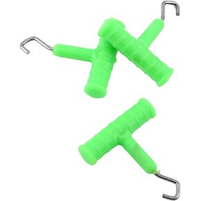 Alomejor Fishing Knot Puller Knotter Tie Tester Tightener Terminal Tackle Puller Knot Tool with T Handle Design for Carp Fishing Tackles