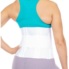 BraceAbility Plus Size 3XL دعامة الظهر لعلاج السمنة - XXXL حزام دعم قطني كبير وطويل للسمنة وآلام أسفل الظهر لدى الرجال والنساء ذوي الوزن الزائد أو الثقيل أو الزائد (يناسب 55 "-61") in Kuwait
