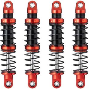 QUE-T 4pcs Metal Shock Absorber Damper for 1/10 RC Crawler Car SCX10 D90 TRX4 TRX6 (115mm)