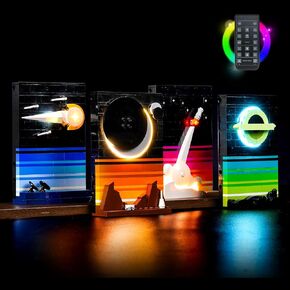 VONADO LED Light Kit for Lego Tales of The Space Age, Remote Control Lighting Compatible with Lego Space Age 21340 Building Set (No Lego Model), DIY Decor Space Legos 21340 Lights (ONLY Lights) in Kuwait
