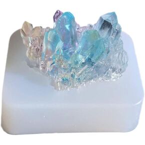 Simulation Original Stone Crystal Cluster Epoxy Resin Mold DIY Silicone Mould
