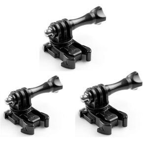 3 pcs 360 Degree Rotate Screw Swivel Mount Helmet Strap Buckle Adapter Holder Mount for GoPro 11/10/9/8/7/6/5 Black,Session 5/4 Action Cameras