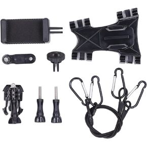 KIMISS Kitesurfing Kite Line Mount Kiteboarding Line Holder Adapter Kit Adaptive 360 Degree Rotation for Hero Camera Series