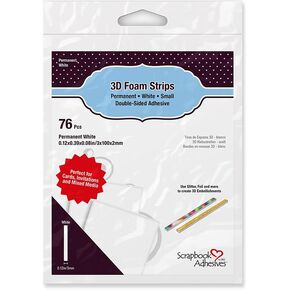 Scrapbook Adhesives by 3L White 3D Foam Strips