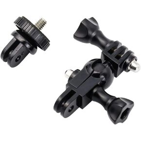 Ball Joint Mount with 360 Degree Adjustable adapterg for GoPro Hero 7/6/5/4/3+/3/2/1