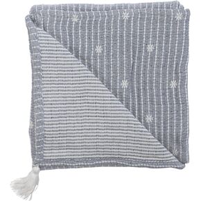 Crane Baby Starlight Luxe Blanket, Soft Cotton Nursery and Stroller Blanket, 100% Cotton, 36" x 36"