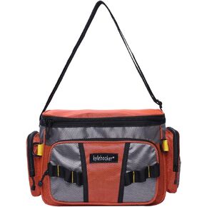 Kylebooker Fishing Tackle Bags Soft Side Fishing Tackle Box Storage Bag for Saltwater or Freshwater