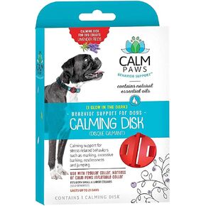 Calm Paws Calming Disk for Dog Collars 1 Count - Pack of 4 in Saudi Arabia