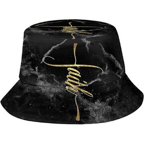 Jesus Cross Hat Christian Faith Bucket Hats Packable Travel Beach Sun Hat Wide Brim Fisherman Caps