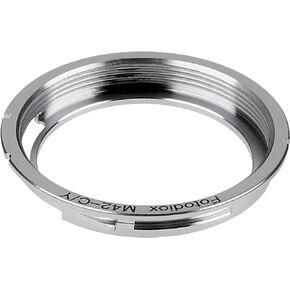 Fotodiox Lens Mount Adapter, M42 (42mm x1 Thread Screw) Lens to Contax Yashica c/y Mount Camera for Contax 167MT, RTS II, III, Yashica FX-3 2000