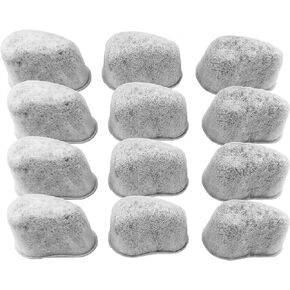 NRP 12-pack Coffee Charcoal Water Filter Replacement for KRUPS Coffee Makers Savoy, EC324, EC422 and More | part# F472