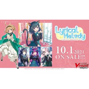 CFV Cardfight Vanguard Overdress: Lyrical Melody Booster Box, Pink, (VGE-D-LBT01)