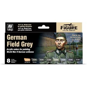 Vallejo German Field Grey Uniform Set, 17ml