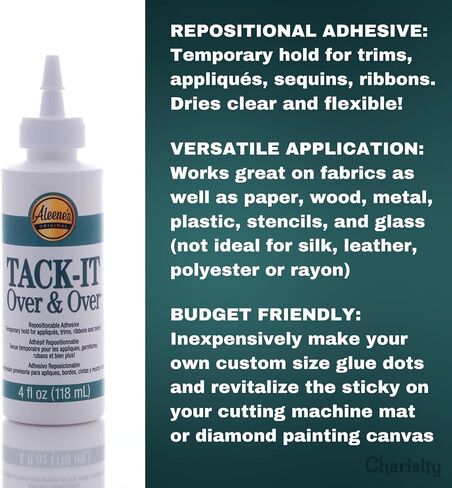 Tacky Glue for Crafts Accessory Bundle, Aleene's Tack It Over and Over Glue, 4 oz (2 Bottles), with 8 Assorted Foam Brushes and 100 ml Plastic Measuring Cup by Charisity, 11 Items in Saudi Arabia