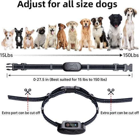 Dog Shock Collar for 2 Dogs, Dog Training Collar with Remote for Large Medium Small Dogs, Rechargeable E-Collar Waterproof Collars with 4 Training Modes Flashlight Beep Vibration and Shock - Orange in Kuwait